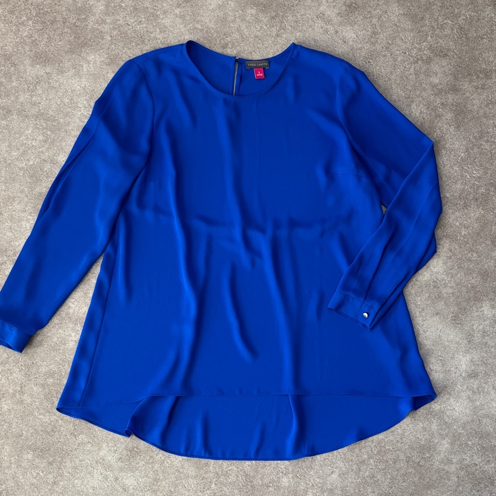 Vince Camuto Elegant Blue Women's Top